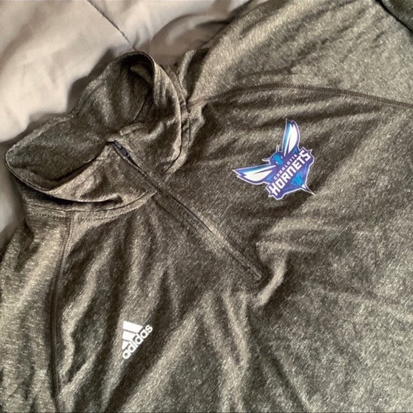Charlotte Hornets Quarter Zip Pullover Shirt - Picture 5 of 5